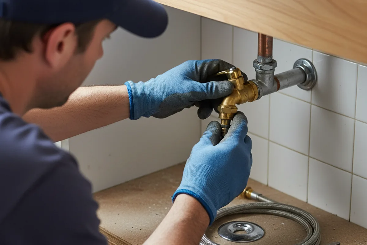 Shutoff valve and fitting work during Emergency Plumbing in Prattsville